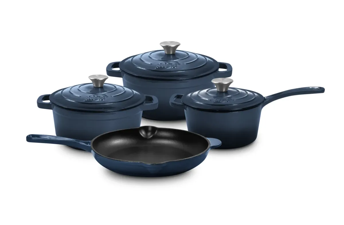 Ferro Esmaltado Celeste 4-Piece Set