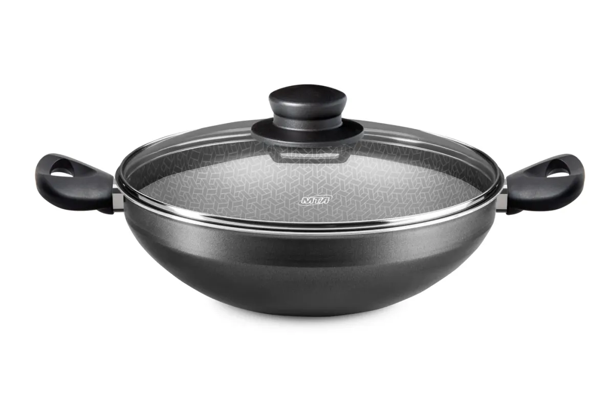 Supra Wok with Lid, Two Handles