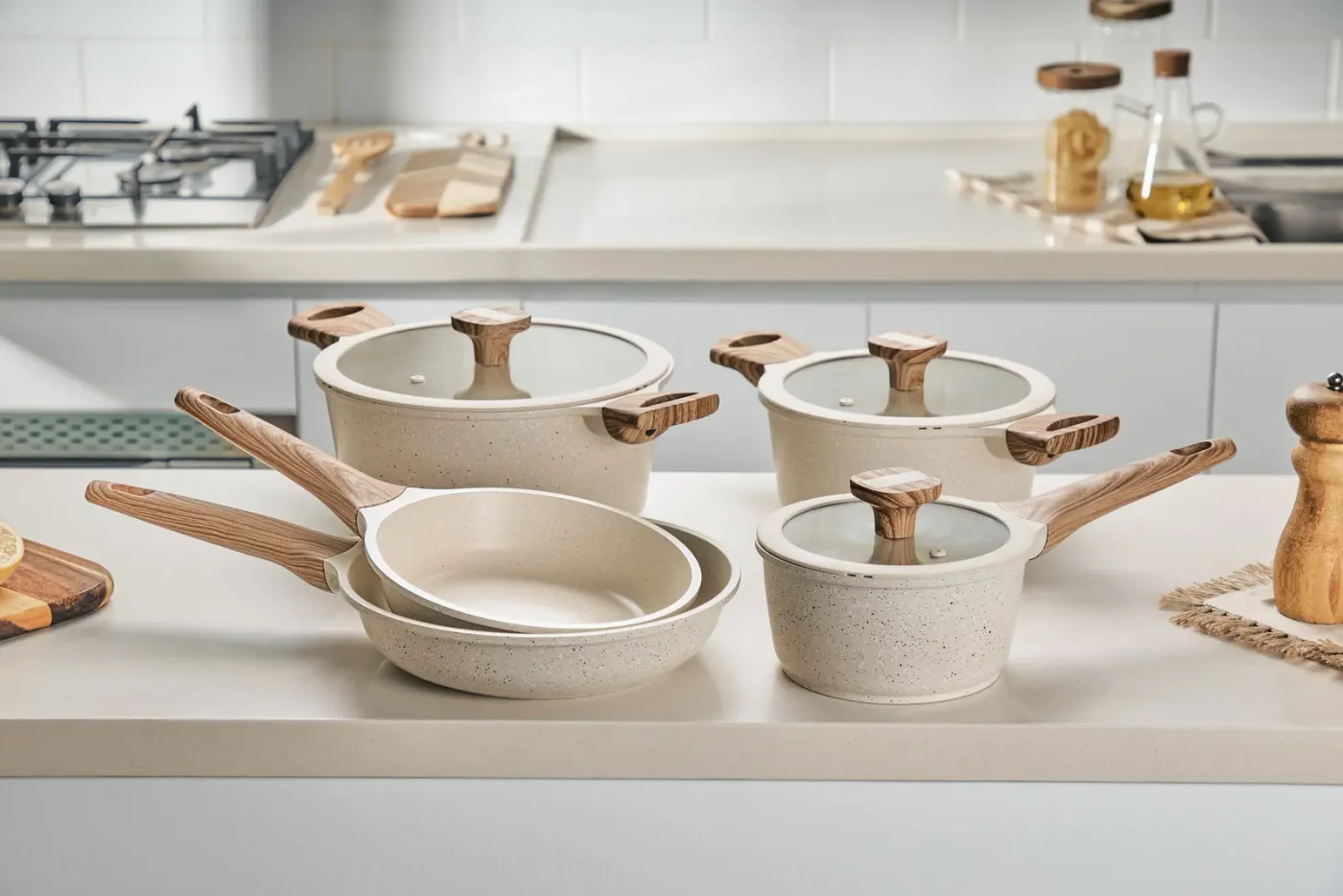 Titanium Natural Ceramic+ 3-Piece Set
